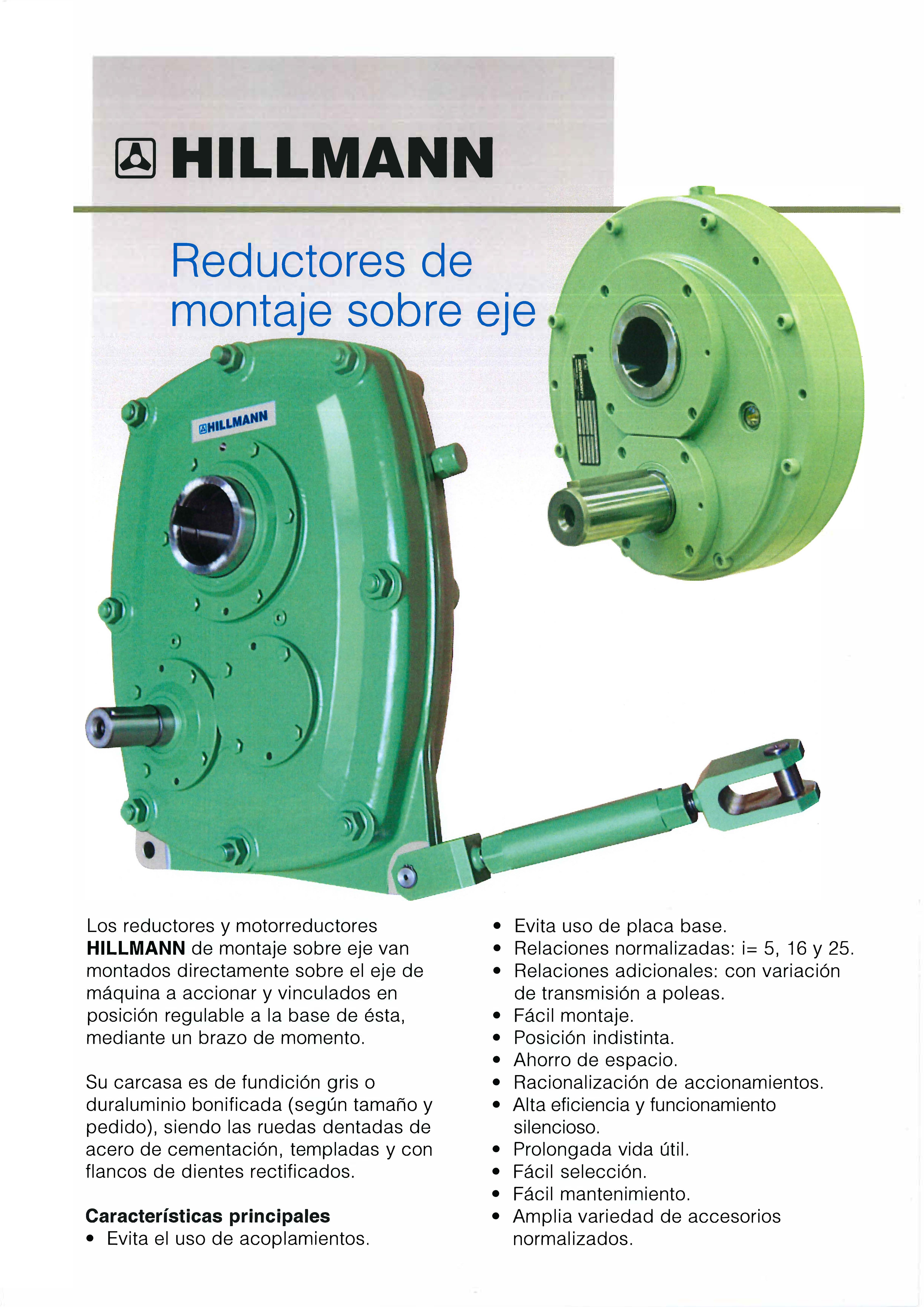 Portada del catálogo de Reductores de montaje sobre eje
